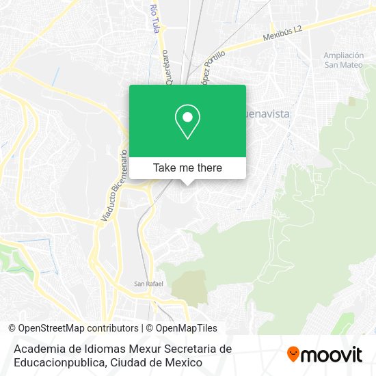 Academia de Idiomas Mexur Secretaria de Educacionpublica map