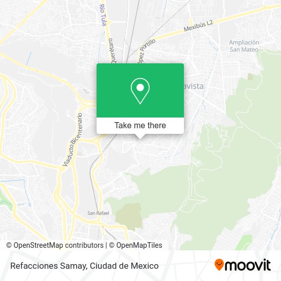Mapa de Refacciones Samay