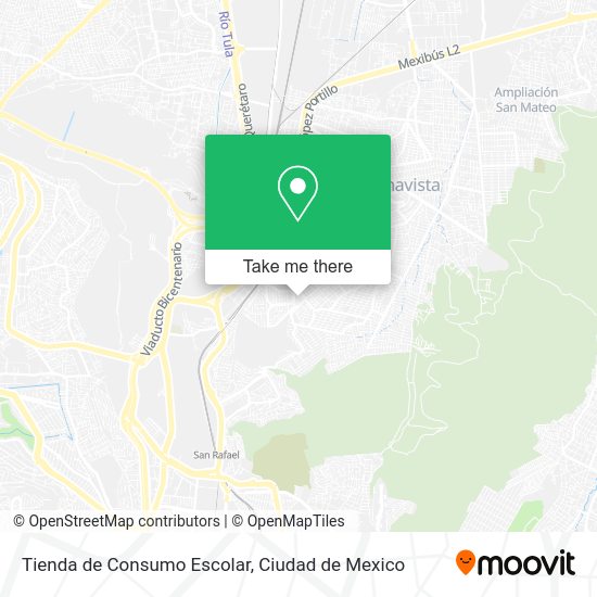 Mapa de Tienda de Consumo Escolar