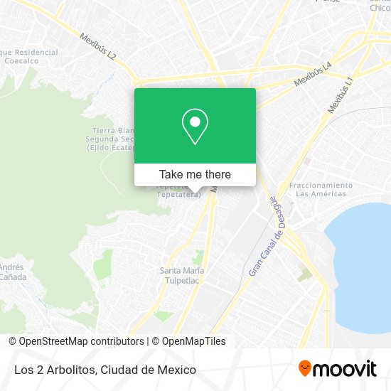 Los 2 Arbolitos map