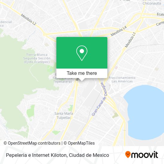 Pepeleria e Internet Kiloton map