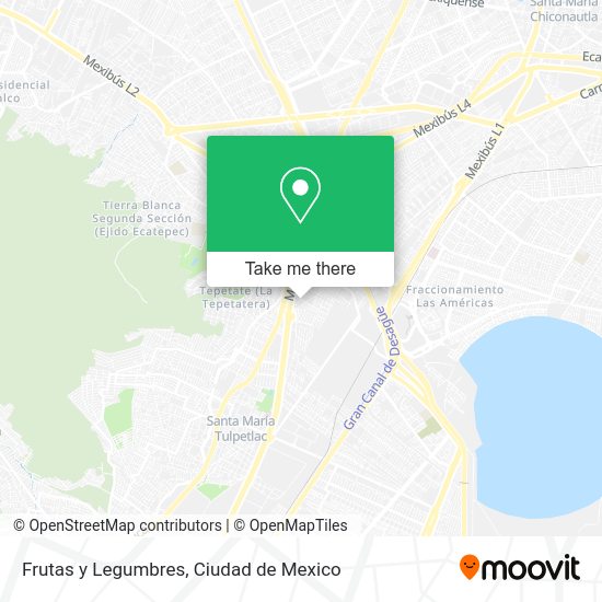 Mapa de Frutas y Legumbres