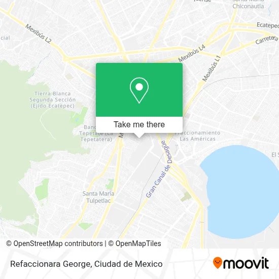 Refaccionara George map