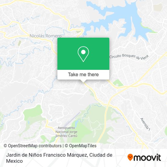 Mapa de Jardin de Niños Francisco Márquez