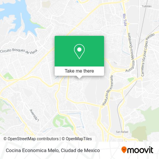 Mapa de Cocina Economica Melo