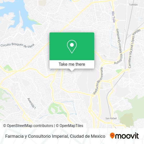 Mapa de Farmacia y Consultorio Imperial