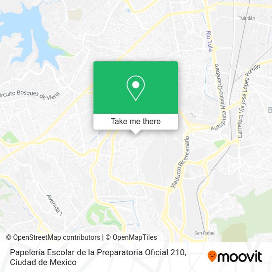 Papelería Escolar de la Preparatoria Oficial 210 map
