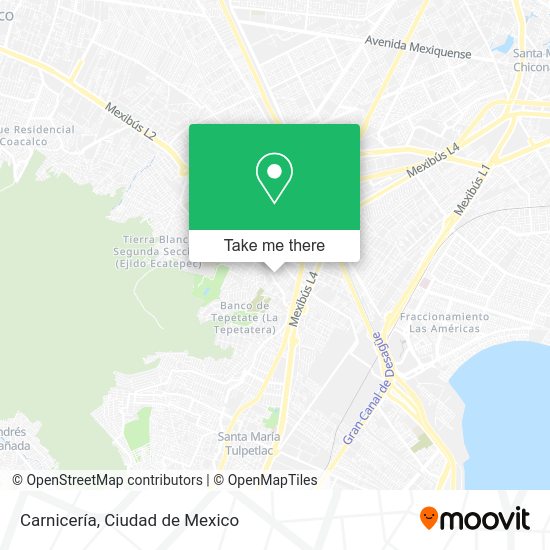 Carnicería map