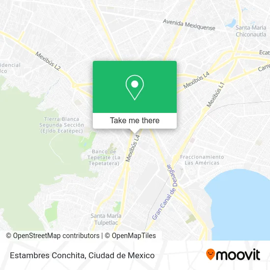 Estambres Conchita map