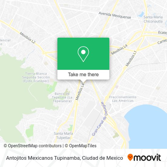 Antojitos Mexicanos Tupinamba map