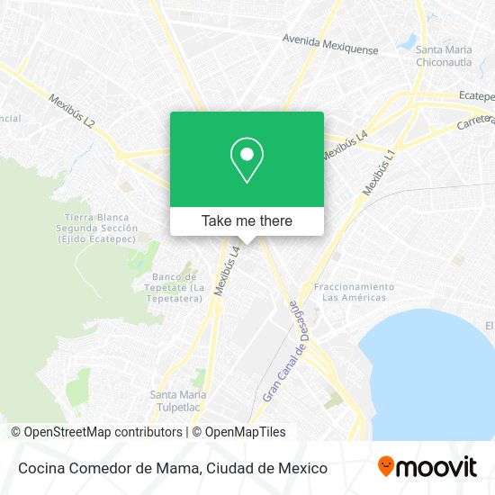 Cocina Comedor de Mama map