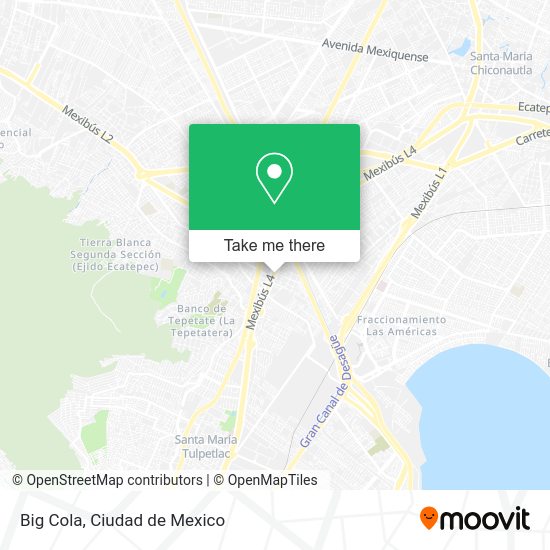 Mapa de Big Cola