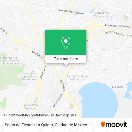 Mapa de Salon de Fiestas La Quinta