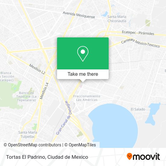Mapa de Tortas El Padrino