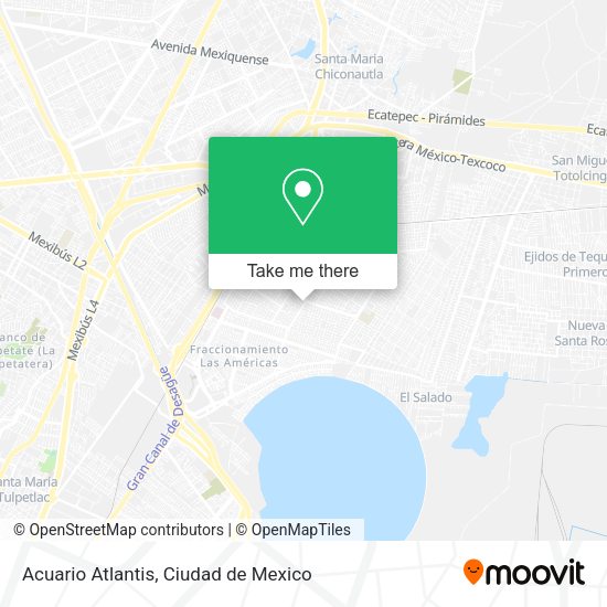 Mapa de Acuario Atlantis