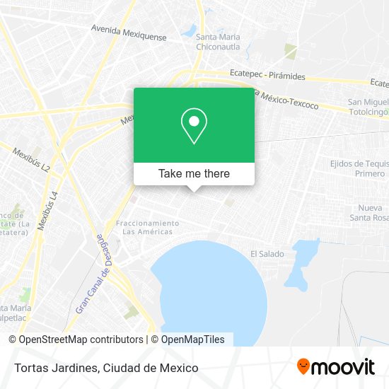 Tortas Jardines map
