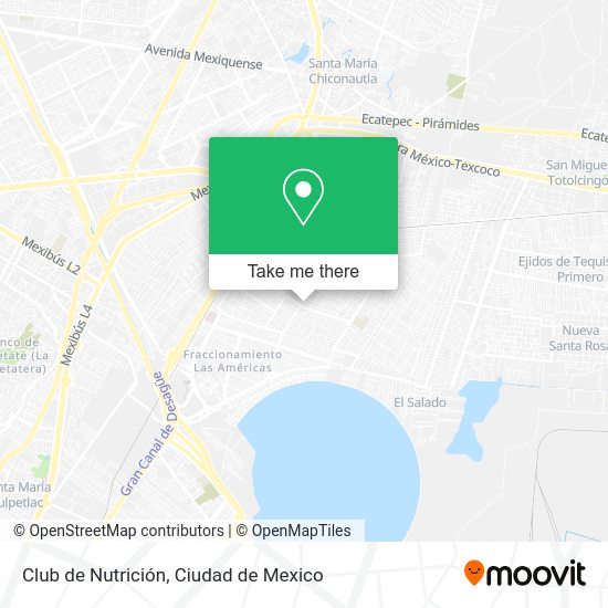 Mapa de Club de Nutrición