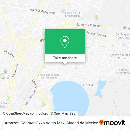Amazon Counter-Oxxo Volga Mex map
