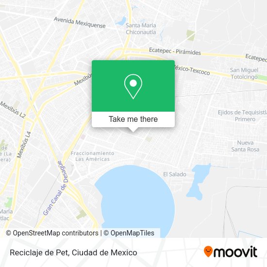 Reciclaje de Pet map