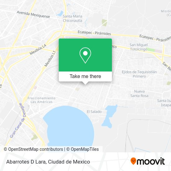 Abarrotes D Lara map