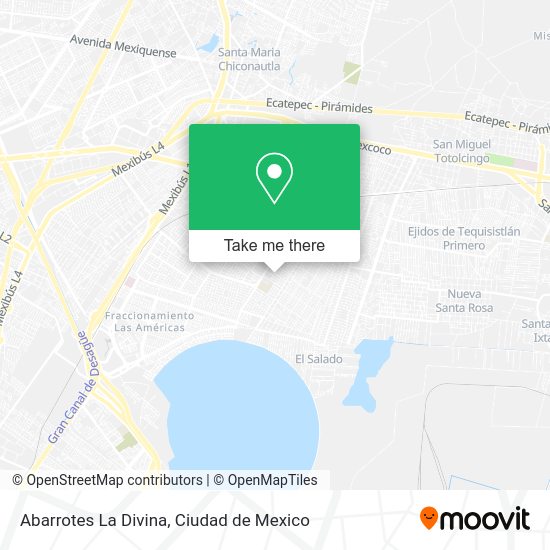 Mapa de Abarrotes La Divina