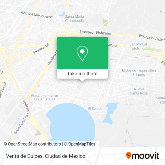 Mapa de Venta de Dulces
