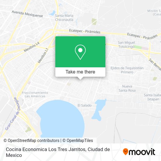 Cocina Economica Los Tres Jarritos map