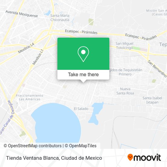 Tienda Ventana Blanca map