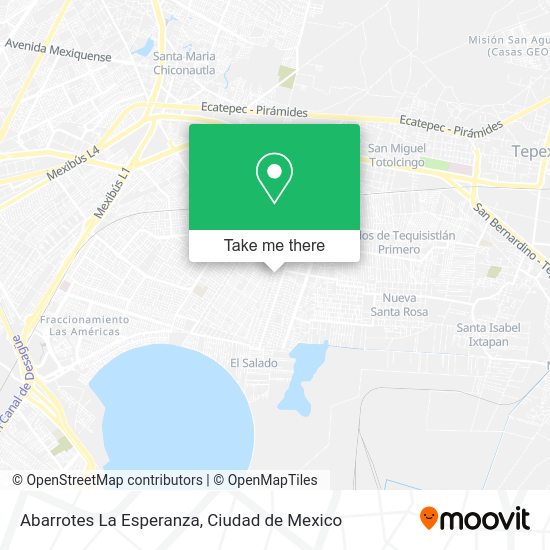 Mapa de Abarrotes La Esperanza