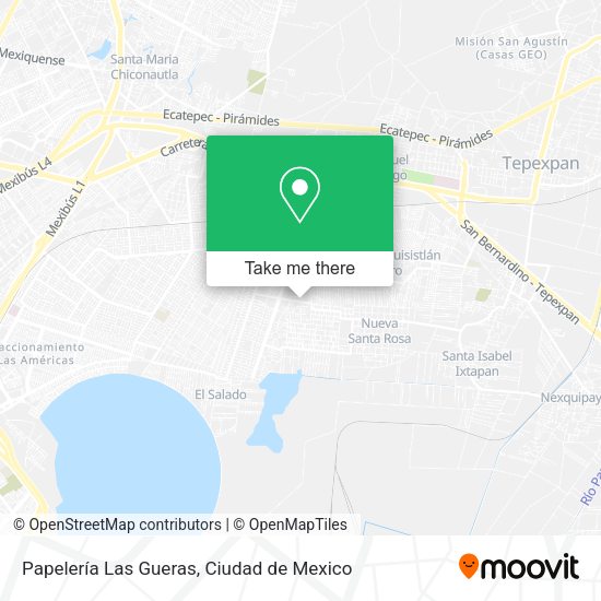 Papelería Las Gueras map