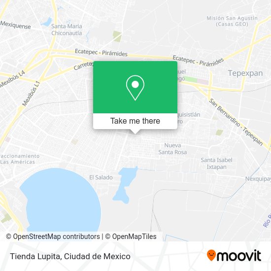 Tienda Lupita map