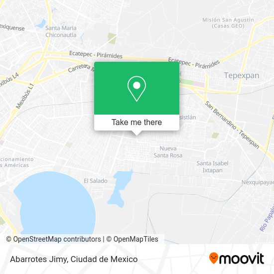 Abarrotes Jimy map