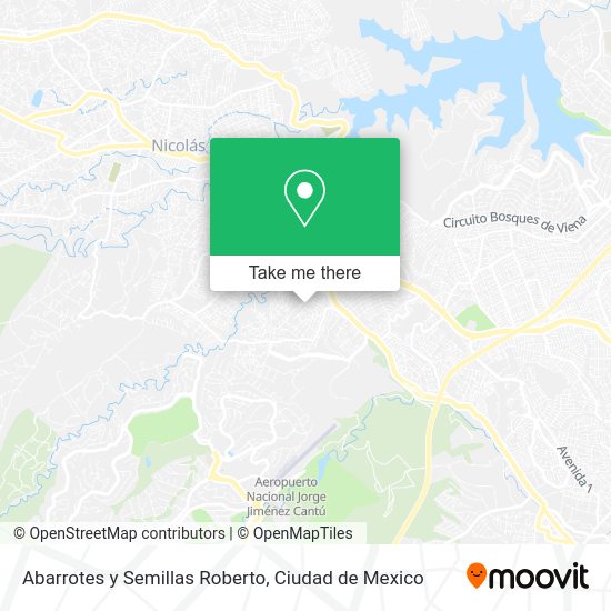 Mapa de Abarrotes y Semillas Roberto
