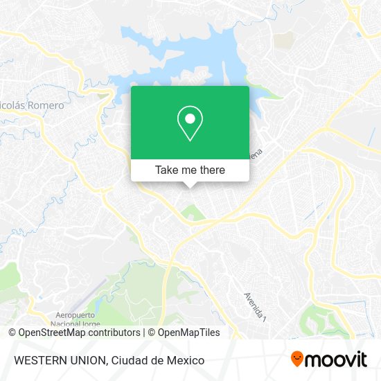 Mapa de WESTERN UNION