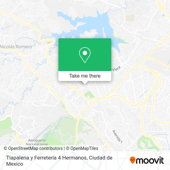 Tlapaleria y Ferretería 4 Hermanos map