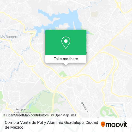 Mapa de Compra Venta de Pet y Aluminio Guadalupe