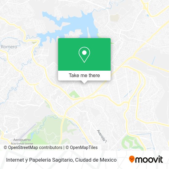 Internet y Papelería Sagitario map