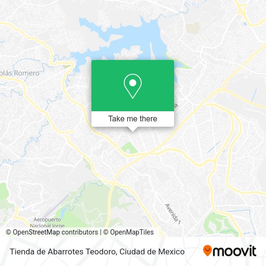 Mapa de Tienda de Abarrotes Teodoro