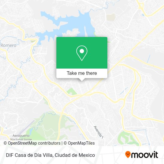Mapa de DIF Casa de Día Villa
