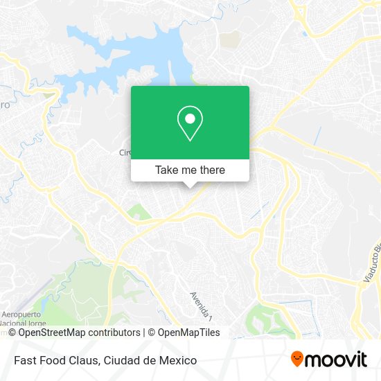 Fast Food Claus map