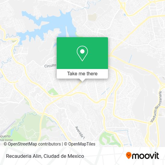 Recauderia Alin map