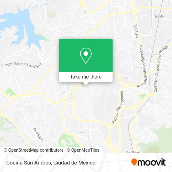 Cocina San Andrés map