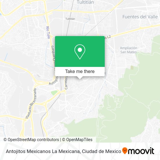 Antojitos Mexicanos La Mexicana map
