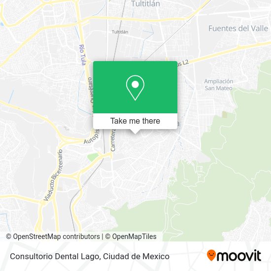 Mapa de Consultorio Dental Lago