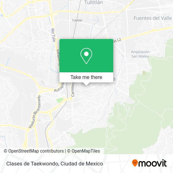 Clases de Taekwondo map