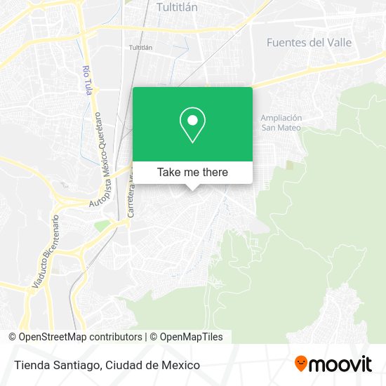Mapa de Tienda Santiago