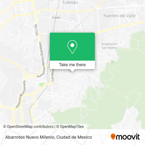 Abarrotes Nuevo Milenio map