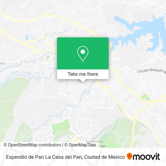 Expendio de Pan La Casa del Pan map
