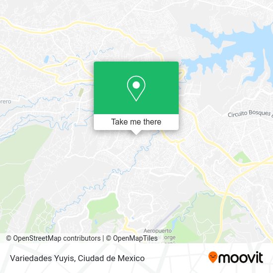 Variedades Yuyis map