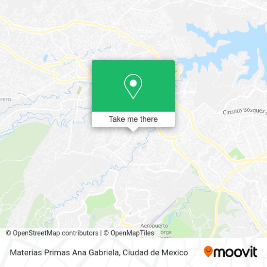 Materias Primas Ana Gabriela map